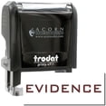 thumbnail image 1 of Self-Inking Evidence Stamp, Trodat Printy 4911, Press and Print Stamping, Impression Size 5/8" x 1-1/2", Up to 10,000 Impressions - Brown Ink, 1 of 10