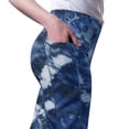 thumbnail image 4 of Women's MSX by Michael Strahan Navy Chicago Bears Aubrey Tie-Dye Leggings, 4 of 4