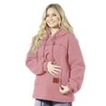 thumbnail image 4 of Stralyhd Cat Pouch Hoodie for Women Cozy Soft Sweatshirts with Large Pocket Sharpa Warm Pet Carrier Hoodie Long Sleeve Small Animal Carrier Pullover Pink XXXL, 4 of 9