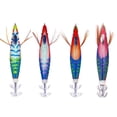 thumbnail image 4 of Lefu 10.5cm/12.2g Luminous Squid Jigs Hook Octopus Tackle Bait 2.5# with Rattling, 4 of 6