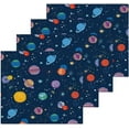 thumbnail image 2 of 12x12Inx2 Sets Reusable Soft Face Towel, Kitchen Hand Towel Bathroom Absorbent Towel, Gym Hotel Spa-Space Planets Pattern Washcloth Gift, 2 of 7