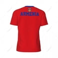 thumbnail image 4 of Exclusive design Armenia Flag Grain 3D Printed Men For Running Bike Soccer Tennis Fitness Sports tshirt Mesh Fans Short T-shirt, 4 of 13