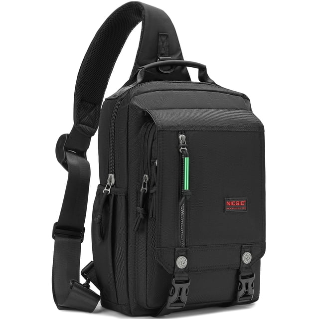 Mochila bandolera NICGID para el pecho y el hombro para portátil de 14,1 pulgadas