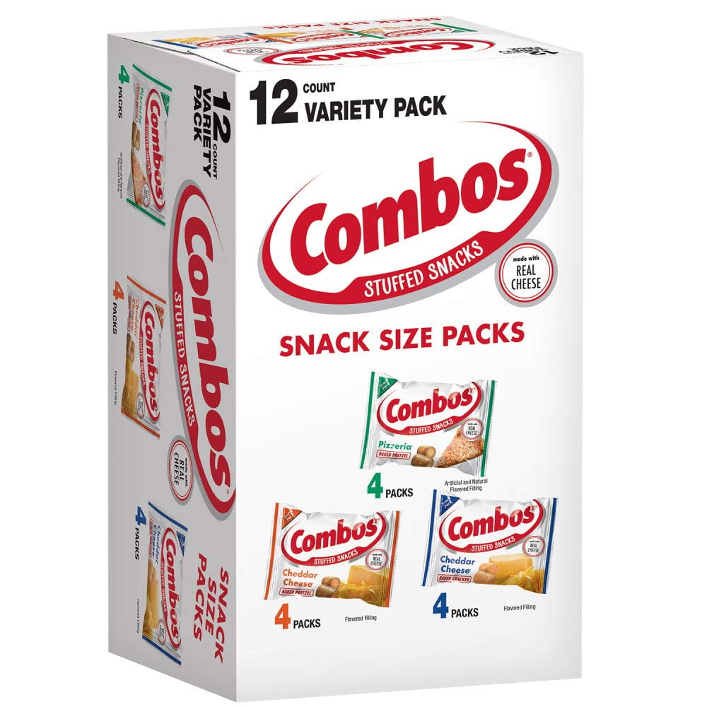 Combos Variety Pack Fun Size Baked Snacks 0.93-ounce Bag 12-Count