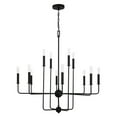 thumbnail image 2 of Avondale 12-Light Chandelier in Matte Black, 2 of 6