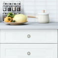 thumbnail image 7 of 4 Pcs Fat Bee Pattern Floral Knobs for Kitchen Cabinet Cupboard Dresser Bookcase Drawer Pulls Handles Round Home Decor, 7 of 7