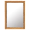 thumbnail image 3 of vidaXL Wall Mirror Bathroom Mirror Wardrobe Mirror for Door Solid Oak Wood, 3 of 34