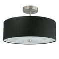 thumbnail image 1 of Dainolite 571-143SF-SC-BK Black Semi-Flush Mount, 1 of 3