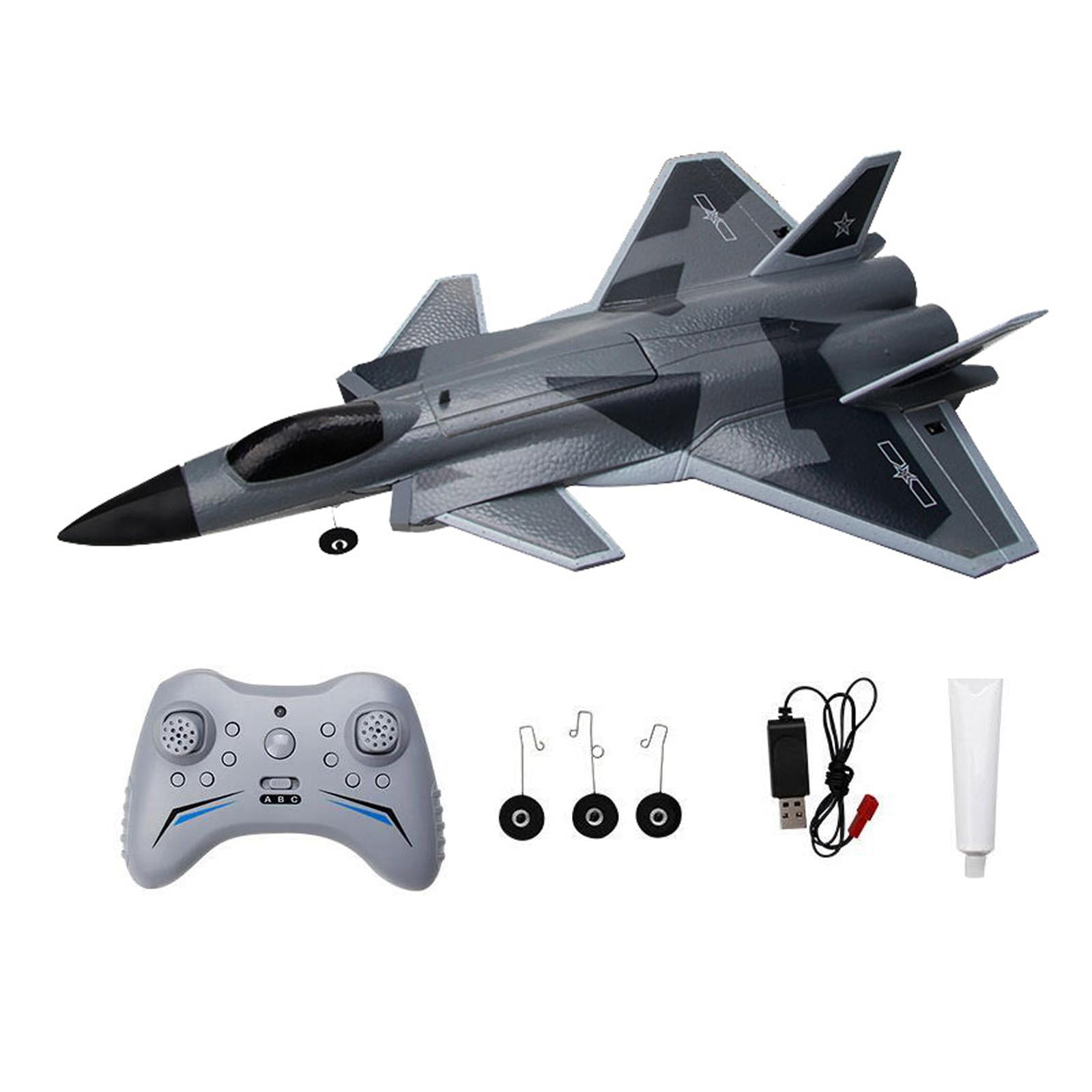 KLKCMS FX9630 RC Plane Easy to Control USB Charging J20 Fighter