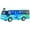 Blue, variant on Jindong School Bus Toy Die Vehicles Pull Back School Bus with Sounds and Lights Up Friction Powered Cars Play Toys City Bus Halloween Thanksgiving