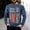 Blue, variant on 4th of July Shirts for Men Patriotic American Flag Anniversary Graphic Long Sleeve Crewneck Tee Tops Summer Outfits Vacation Clothes