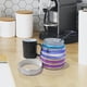 thumbnail image 2 of Frasco de vidrio soplado Good & Good multicolor con tapa enroscable MU0012, 2 of 3