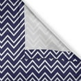 thumbnail image 4 of Ambesonne Nautical Valance Pack of 2, Zig Zag Modern Pattern, 54"X18", Dark Purple White, 4 of 5