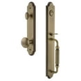 thumbnail image 5 of Grandeur 843995 Arc Solid Brass Rose Keyed Entry Single Cylinder Full Plate "F" Grip, 5 of 5