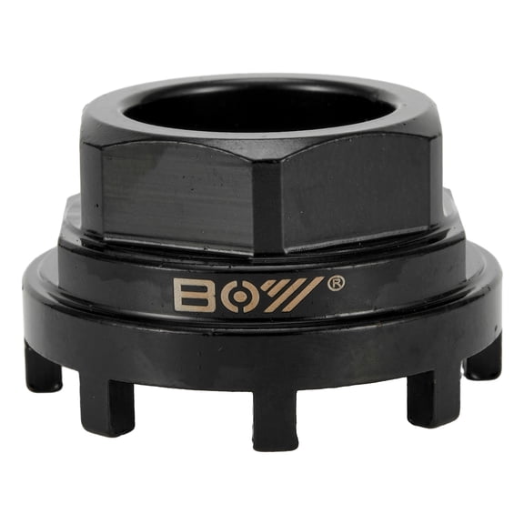 8 Notch Bike Bottom Bracket Tool for Carbon Steel Sleeve, Black