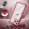 thumbnail image 5 of Compatible avec iPhone 12 Pro Max Étui avec Protecteur d'Écran Transparent Militaire Robuste 360 Protection Complète, 5 of 5
