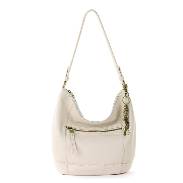 Bolso de mano The Sak Sequoia Large Hobo Premium Leather Stone