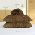 thumbnail image 7 of 600 Thread Count 4 Piece Quality Sheet Set 18 Inch Deep Pocket 100% Egyptian Cotton Color Leopard Solid Size Twin-XL, 7 of 7