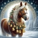 thumbnail image 1 of 5D DIY Caballo Navidad Del Arte Artesanal 40x40cm, 1 of 9