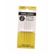English Beading Needle 15,bx w12 Cards BDN104.15