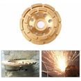 thumbnail image 2 of Muela de copa diamantada de doble hilera, 125 mm x 22,2 mm, para rectificado de hormigón, piedra y mampostería, 2 of 5