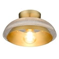 thumbnail image 6 of Golden Lighting Crawford 1-light Flush Mount in Brushed Champagne Brass, 6 of 6