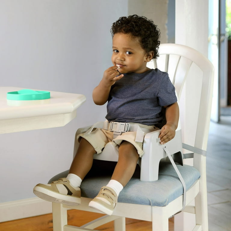 Ingenuity Deluxe Learn to Dine Feeding Seat For Ages 6 Months 3 Years Orange Teal Walmart