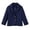 Navy, variant on Kids Solid Color Blazer Jacket, 2 Button Lapel Long Sleeve Casual Suit Coat for Boys Girls Back to School Uniform Daily Outdoor Wear(Navy,5-6 Years)