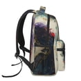 thumbnail image 4 of Haiem Colorful Ink Cute Horse Printed School Backpack,Casual Travel Lightweight Backpack,Durable Comfortable Multifunctional Backpack,Laptop Backpack, 4 of 5