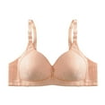 thumbnail image 2 of SROBPTY Womens Bras Plus Size, Bras for Women, Women's Solid Backless Seamless Push Up Underwear Everyday Bras Beige L, 2 of 3