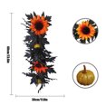 thumbnail image 3 of Guirnalda colgante de Halloween, guirnalda de follaje para marco de puerta (estilo A), 3 of 8