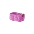 thumbnail image 2 of Woven Storage Basket, Small Storage Basket for Organizing Bathroom Kitchen Shelves Drawer, Cute Handled Wicker Bins for Decorative Square Basket Organizer, 2 of 6