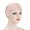 Pink, variant on Women Solid Color Nail Bead Indian Hat Muslim Ruffle Chemo Hat Beanie Wrap Cap Summer Headscarf Hat Muslim Base Hat for Women