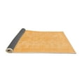 thumbnail image 2 of Ahgly Company Indoor Square Abstract Orange Modern Area Rugs, 7' Square, 2 of 4
