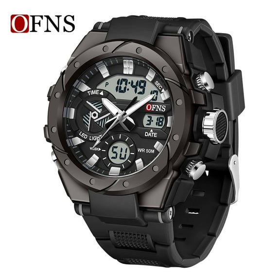 Electronic Watch Fashion Korean Style Outdoor Sports Watch Luminous Waterproof Alarm Clock Men's Watch