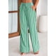 thumbnail image 5 of Pantalones de pijama PRETTYGARDEN para mujer, pierna ancha, algodón a rayas, 5 of 9