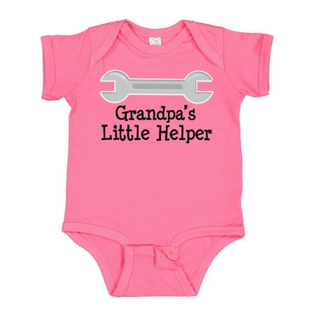 

Inktastic Grandpa s Little Helper Gift Baby Boy or Baby Girl Bodysuit