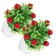 thumbnail image 3 of KAKOWELY 2 piezas de árbol frutal artificial en maceta, bonsái, accesorio decorativo, 3 of 4