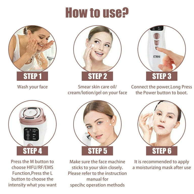 Mini HIFU Facial Machine Wrinkles Remove Face Massager Mini HIFU Facial Machine Wrinkles Remove Face Massager