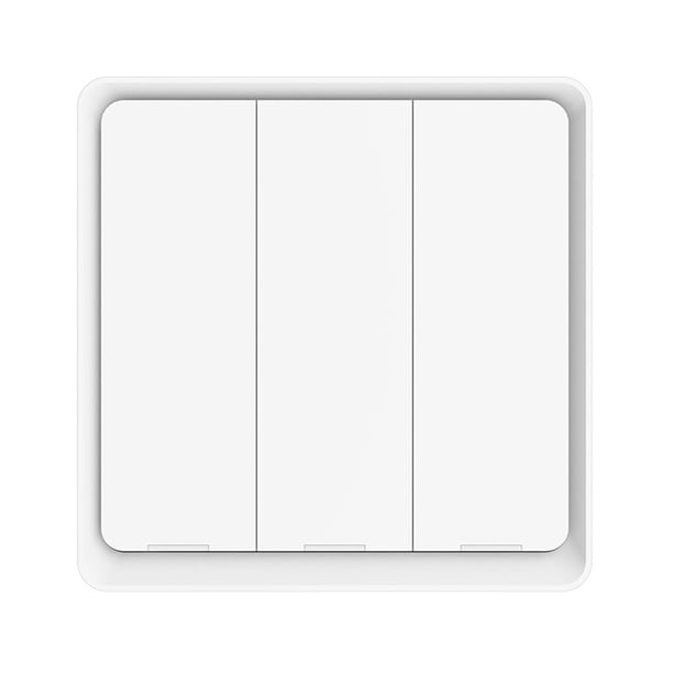 JShteea Tuya ZigBee Inalámbrico 12 Interruptor Escena Interruptor Escenario Automatización (3 Vías)
