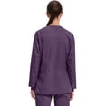 thumbnail image 3 of Cherokee Snap Front Scrub Jackets for Women, Workwear Revolution Soft Stretch WW310, 3 of 9