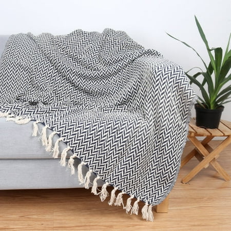 Common Ground Cotton Blankets (Pack of 12) Eco-Green Cotton Throws 50x70 in.