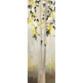 thumbnail image 3 of K, Ella 7x14 Black Modern Framed Museum Art Print Titled - Walking Through Trees II, 3 of 5