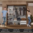 thumbnail image 5 of Ropero Closet Madesa Sublime 3 Puertas 2 Cajones MN 1, 5 of 5