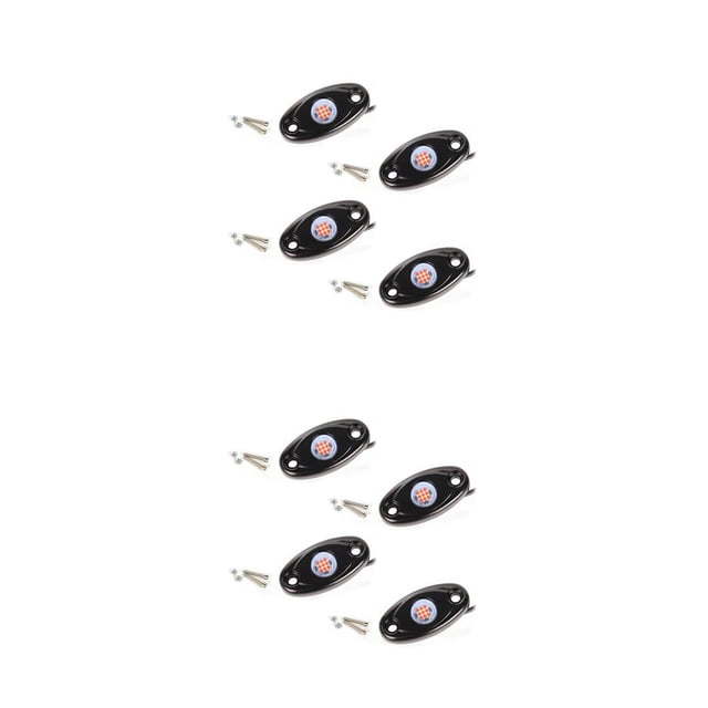 Luces de chasis LED Riwesomey 4 Uds neón debajo del coche para camión yate Trail Rig