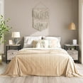 thumbnail image 2 of HOOBRO Nightstands Set of 2 with Charging Station $ USB Ports & Drawers Bedroom Gray BG431BZP201, 2 of 10