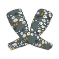 thumbnail image 2 of Bingfone Farmers Gardening Sleeves Sun Protection Arm Cooling Sleeves for Women Men with Thumb Hole - Flowers and Bee, 2 of 8