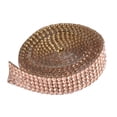 thumbnail image 4 of Rhinestone Trim, Rhinestone Chain 5 Rows 1m Rhinestone Trim Ribbon Hot Fix Crystal Chain Trim Crystal Chain Trim Garment Accessories Decoration, 4 of 7