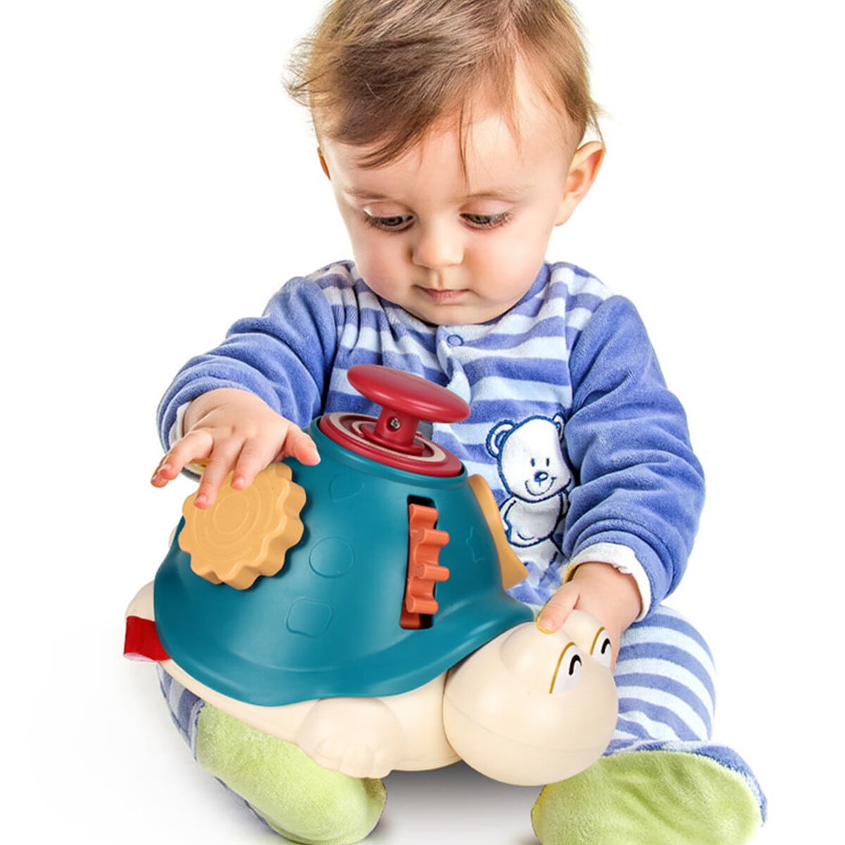 Montessori Baby Activity Toy Cute Turtle Toddler Exercise Finger Toys Fine Motor Skills Toy for