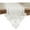 Natural, variant on 16 x 72 in. Lace Border Oblong Table Runner, White